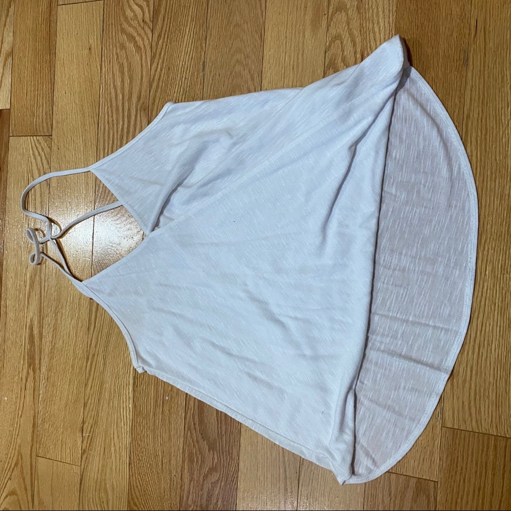 White Abercrombie tank